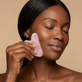 Gua Sha Facial Lifting Tool - model in use
