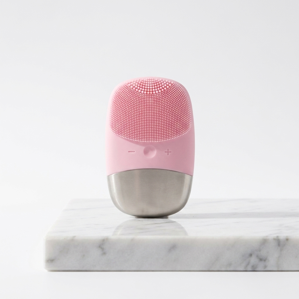 Vellé silicone electric face cleansing brush product shot